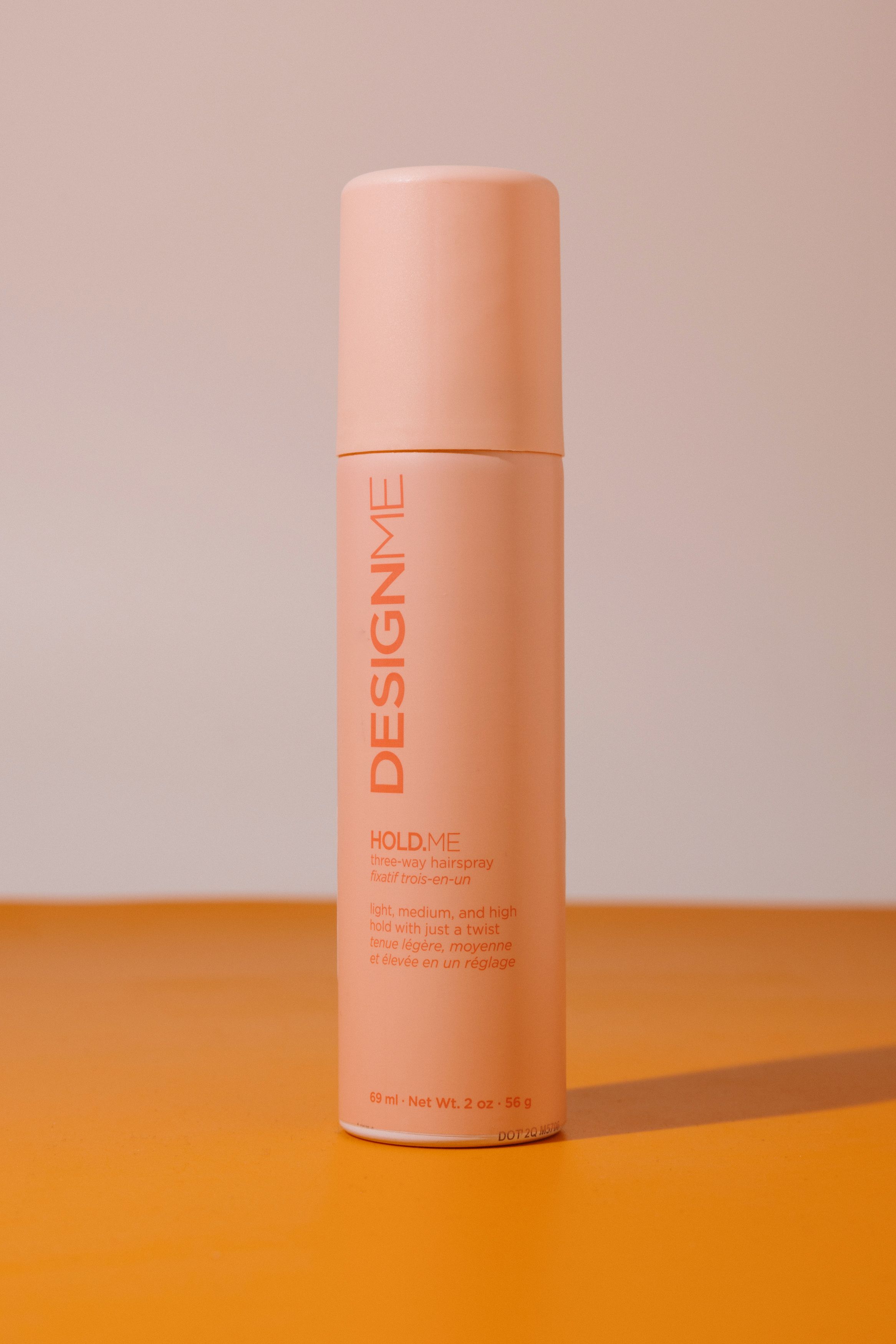 Термозащитный лак для волос с 3 тремя уровнями фиксации DESIGN ME HOLD.ME 69ml