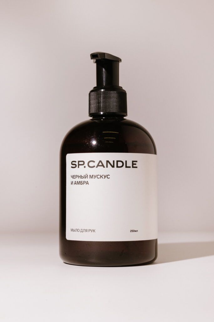 Мыло для рук Черный мускус и амбра SP. CANDLE 250мл
