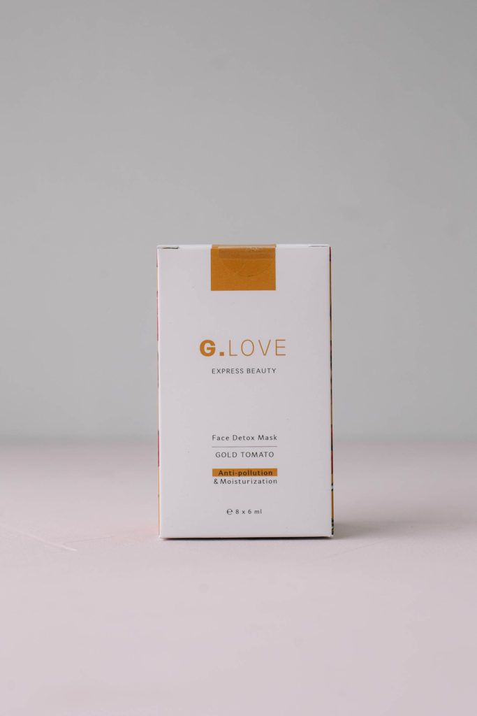 

BU// Маска-детокс для лица c золотом G.LOVE Face Detox Mask Gold Tomato 8*6ml
