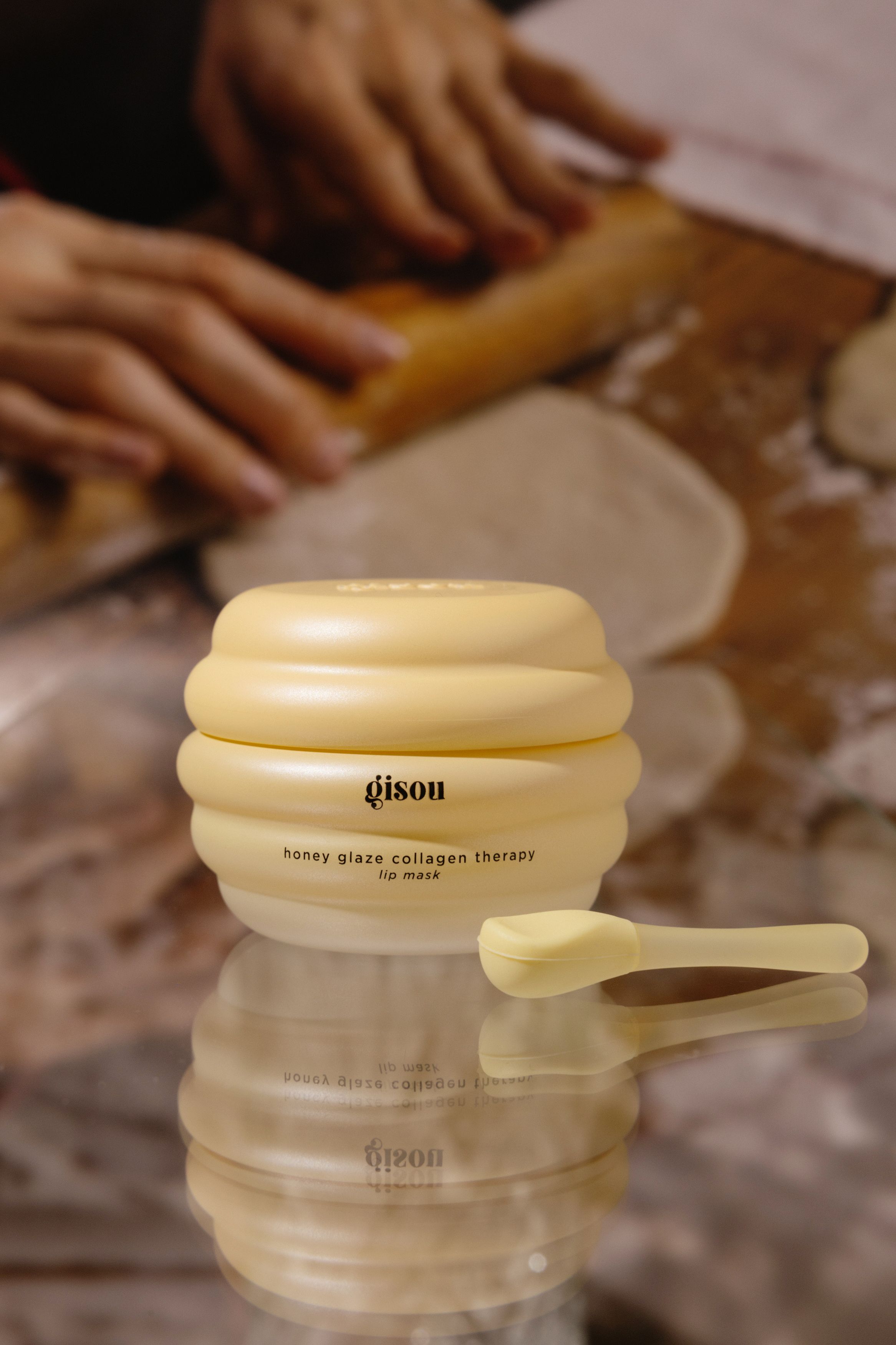 Маска для губ gisou Honey Glaze Collagen Therapy Lip Mask 15г