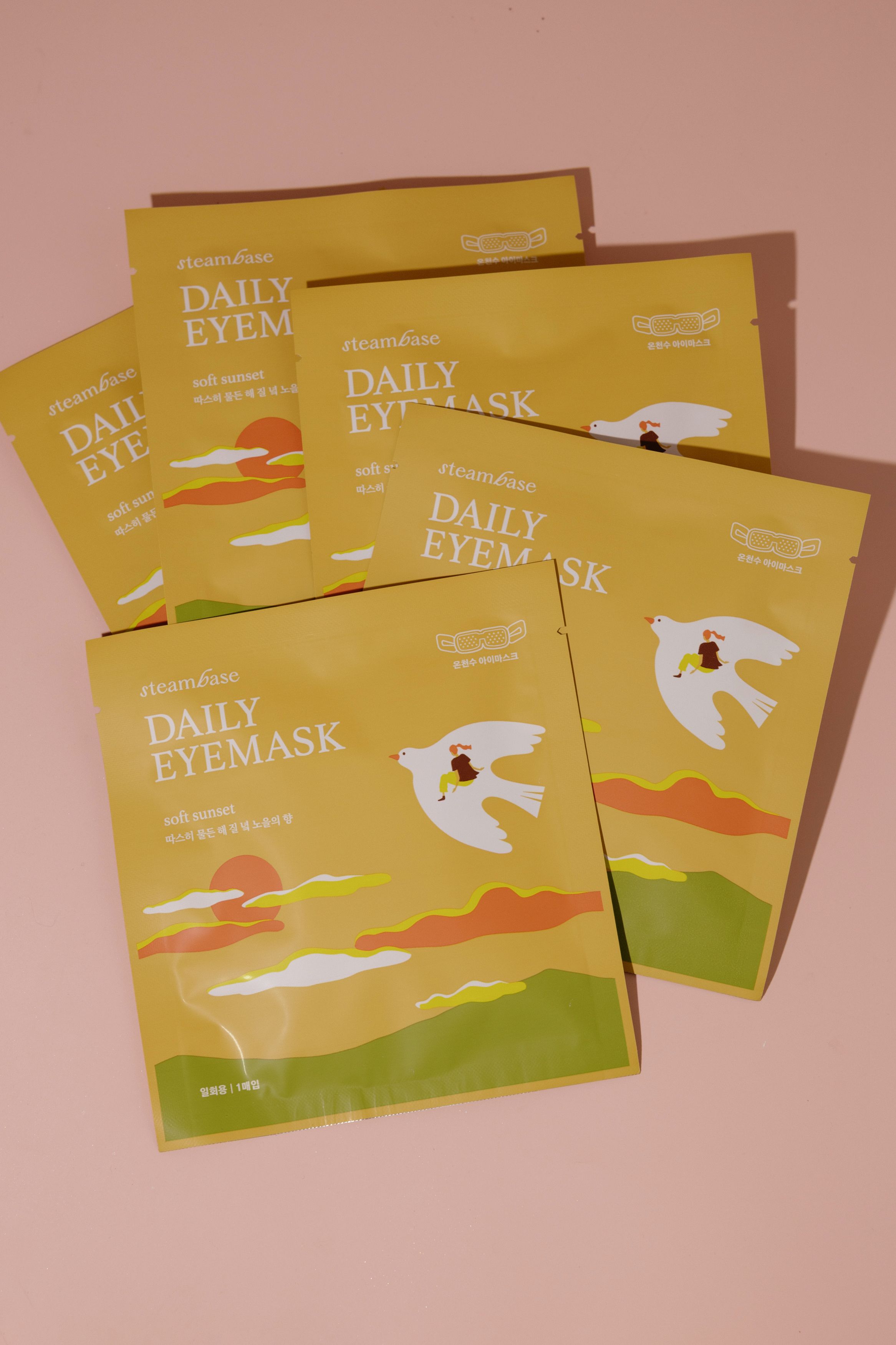 

Набор паровых масок для глаз Steambase Daily Eyemask [Soft Sunset] 5*50г
