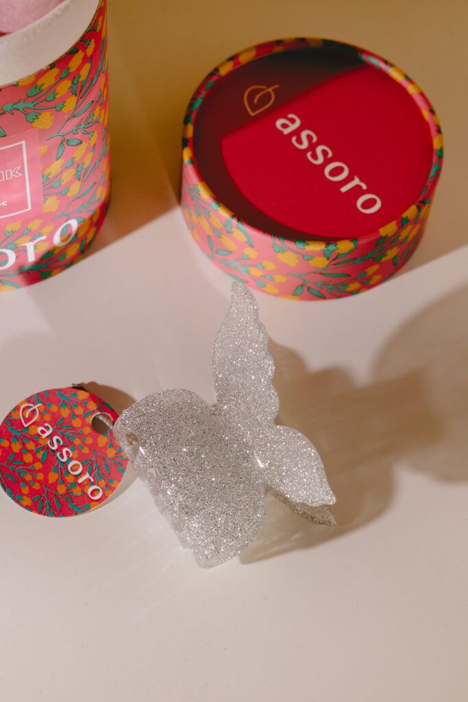 

Краб для волос - Серебряная бабочка Assoro