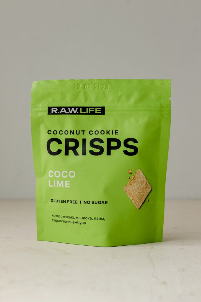 

Печенье кокосовое R.A.W. Life Crisps "Кокос-Лайм" 35g