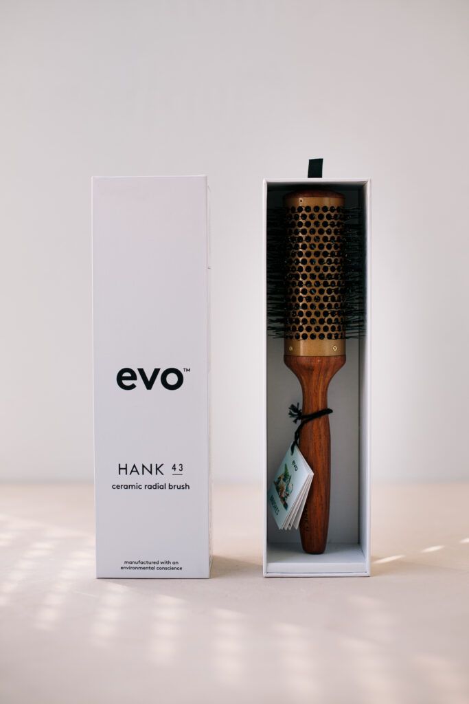 [Хэнк] керамическая круглая термощетка для волос 43 мм Evo Hank 43 Ceramic Vented Radial Brush 