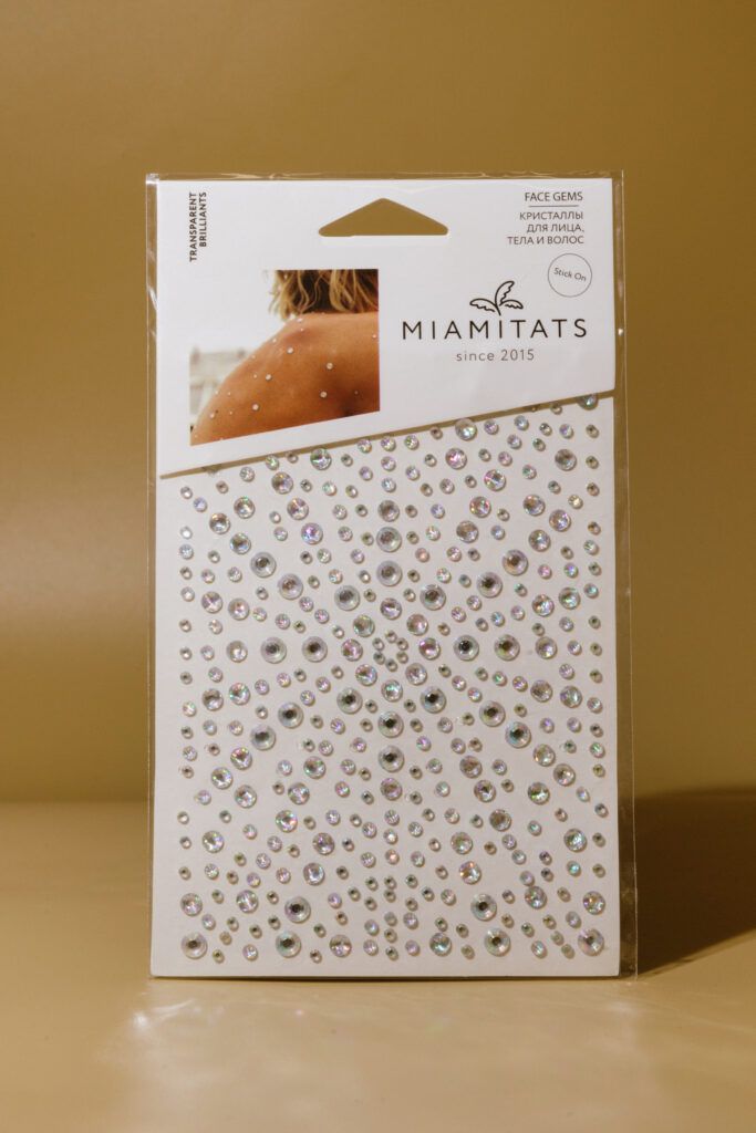 Кристаллы на клейком слое MIAMITATS Crystal Transparent brilliants